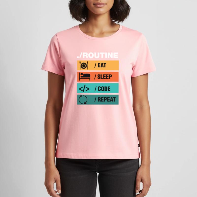 Eat Sleep Code Repeat Programmer Women's Premium Organic T-shirt