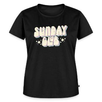 Sunday Club Weekend - Women's Premium Organic T-shirt - black - Front - Selfina (174cm)