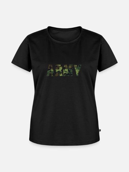 Militär - Frauen Premium Bio T-Shirt - Schwarz