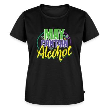 Alcohol Lover Festival Parade Perles Mardi Gras - T-shirt Premium bio Femme - noir - Devant - Selfina (174cm)