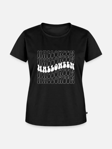 Halloween - Frauen Premium Bio T-Shirt - Schwarz