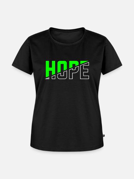 Hope - Frauen Premium Bio T-Shirt - Schwarz