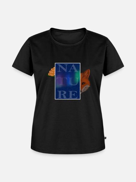 Natur - Frauen Premium Bio T-Shirt - Schwarz
