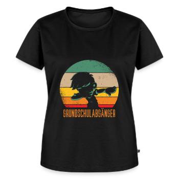 Dabbing Junge Grundschulabschluss Grundschule Ende - Frauen Premium Bio T-Shirt - Schwarz - Vorne - Selfina (174cm)