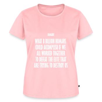IMAGINE - Women's Premium Organic T-shirt - rose - Front - AI Model Female 172 dark (172cm)