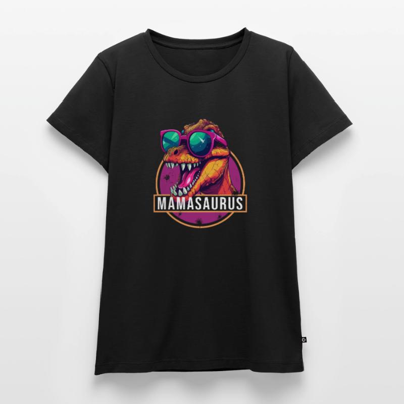 Mama Muttertag Sprüche Mamasaurus Spruch Geschenk Frauen Premium Bio T-Shirt