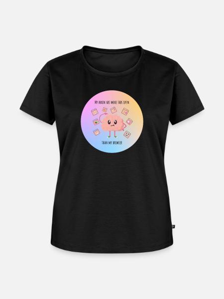 OPEN TABS - Frauen Premium Bio T-Shirt - Schwarz