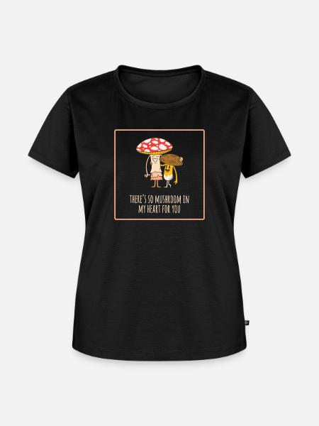 Mushrooms - Frauen Premium Bio T-Shirt - Schwarz