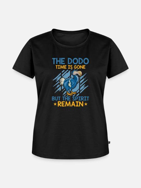 Dodo Mauritius Dronte - Frauen Premium Bio T-Shirt - Schwarz