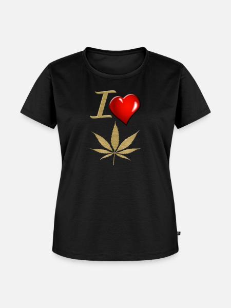 Cannabis - Frauen Premium Bio T-Shirt - Schwarz