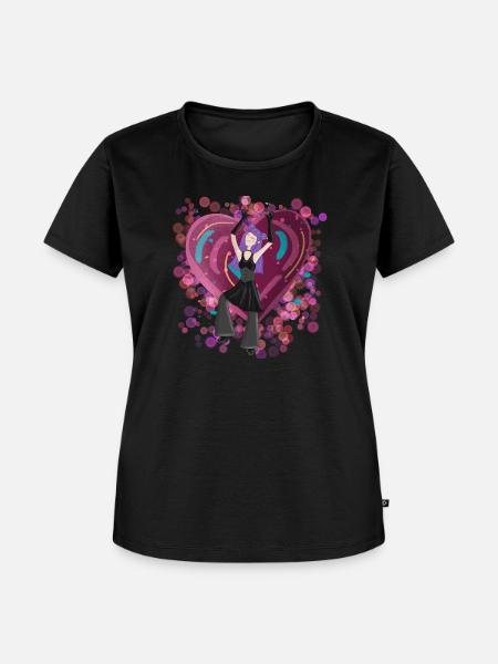 Dance2Trance - Grufti Dream Dance - Frauen Premium Bio T-Shirt - Schwarz