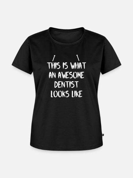 ZAHNARZT ZAHNPASTA ZAHNARZTHELFER - Frauen Premium Bio T-Shirt - Schwarz