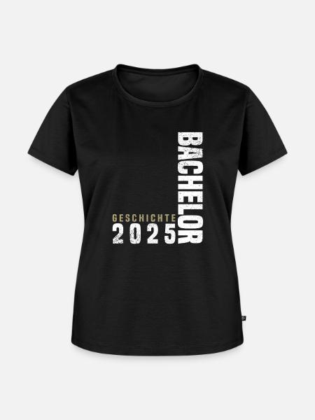 Bachelor Geschichte 2025 - Frauen Premium Bio T-Shirt - Schwarz