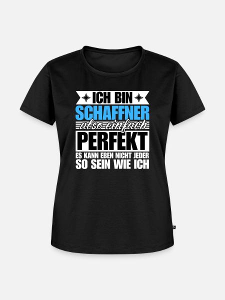 Perfekter Schaffner - Frauen Premium Bio T-Shirt - Schwarz