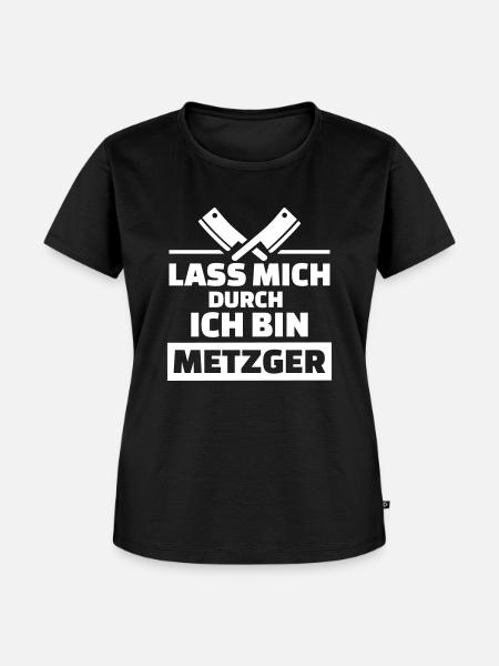Metzger - Frauen Premium Bio T-Shirt - Schwarz