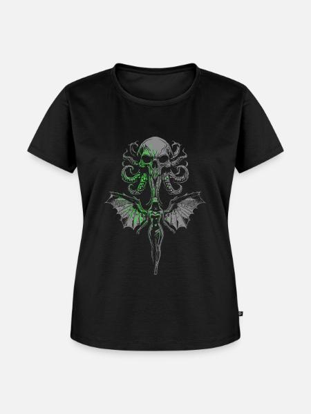 Gefallener Engel - Frauen Premium Bio T-Shirt - Schwarz