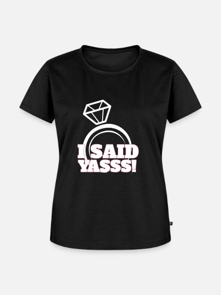 Hochzeit - Frauen Premium Bio T-Shirt - Schwarz