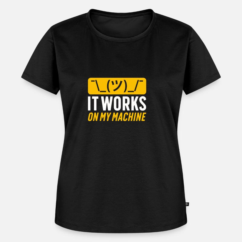 Ascii Coder CSS HTML Programmeur Nerd Geek - T-shirt Premium bio Femme - noir