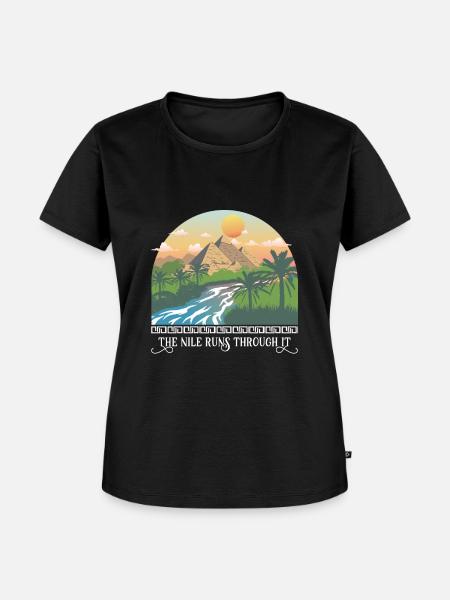 Die Läufe durch ihn - Frauen Premium Bio T-Shirt - Schwarz