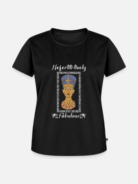 Nofretete fabelhaft - Frauen Premium Bio T-Shirt - Schwarz