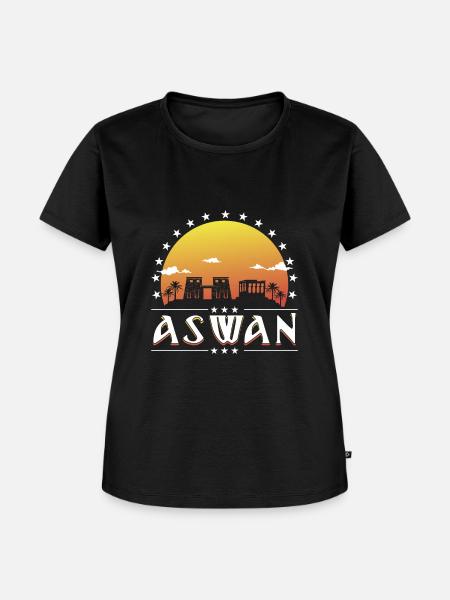 Aswan - Frauen Premium Bio T-Shirt - Schwarz