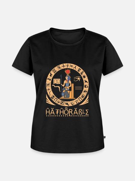 Hathorable - Frauen Premium Bio T-Shirt - Schwarz