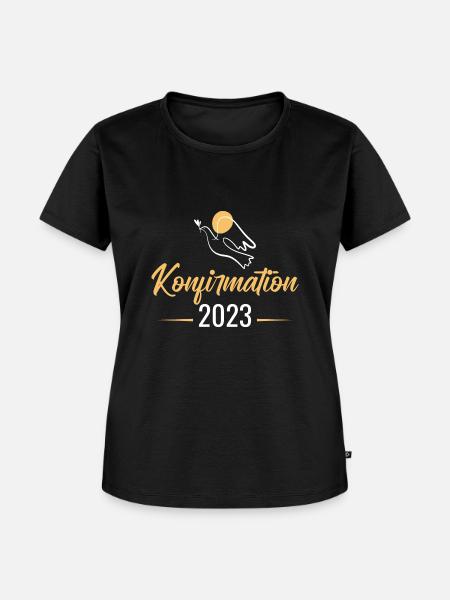Konfirmand 2023 Konfirmation - Frauen Premium Bio T-Shirt - Schwarz