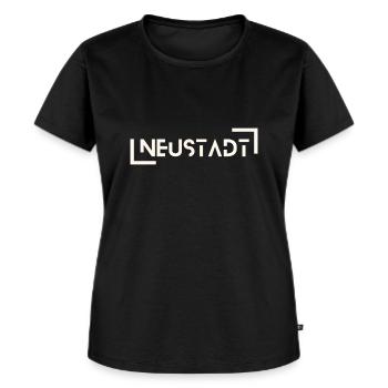 Neustadt Pfalz - Frauen Premium Bio T-Shirt - Schwarz - Vorne - Selfina (174cm)