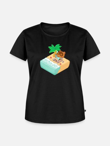 Beach Holiday - Frauen Premium Bio T-Shirt - Schwarz