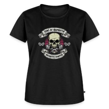 Sons of Ibuprofen - Arthritis Chapter - Frauen Premium Bio T-Shirt - Schwarz - Vorne - Selfina (174cm)
