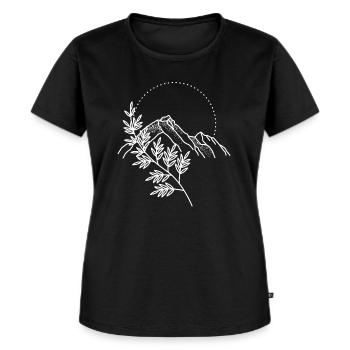 nouvelle-Zélande - T-shirt Premium bio Femme - noir - Devant - Selfina (174cm)