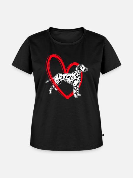 dalmatiner - Frauen Premium Bio T-Shirt - Schwarz