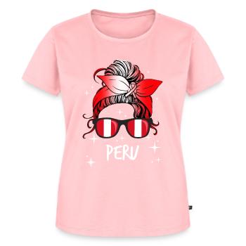 Peru - Women's Premium Organic T-shirt - rose - Front - AI Model Female 172 dark (172cm)