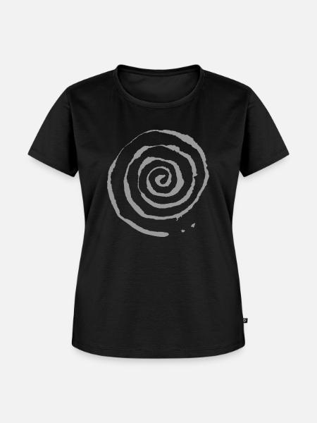 Spirale - Frauen Premium Bio T-Shirt - Schwarz