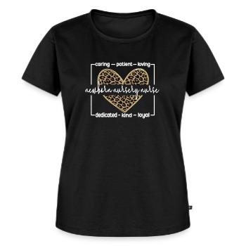 Stolze Neugeborenen-Krankenschwester Geschenk - Frauen Premium Bio T-Shirt - Schwarz - Vorne - Selfina (174cm)