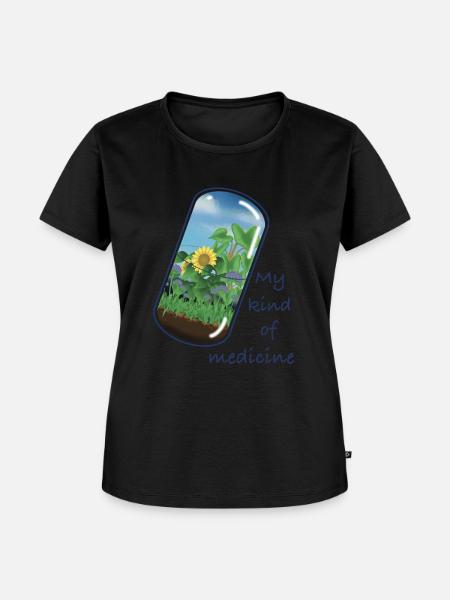 Das Heilmittel der Natur: Meine Art von Medizinkunst - Frauen Premium Bio T-Shirt - Schwarz