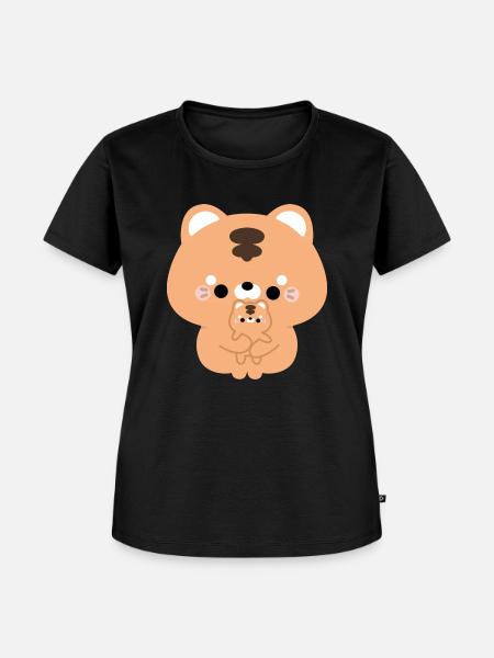Tigerliebe - Frauen Premium Bio T-Shirt - Schwarz