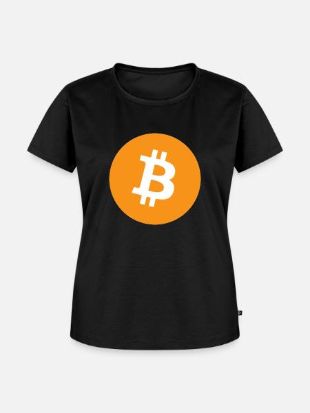 Bitcoin / BTC - Frauen Premium Bio T-Shirt - Schwarz