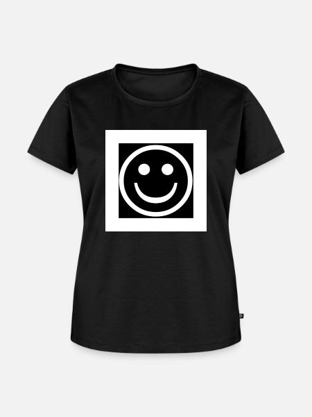 Smilye - Frauen Premium Bio T-Shirt - Schwarz