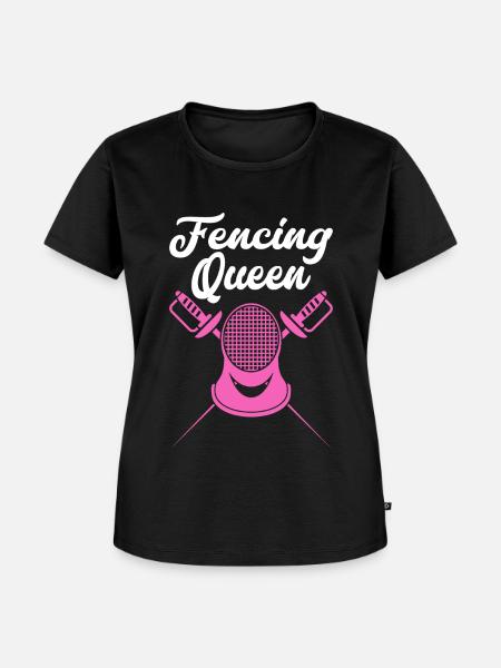 Fechten Geschenkidee für Fechter - Frauen Premium Bio T-Shirt - Schwarz