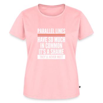 Mathematik - Frauen Premium Bio T-Shirt - Rosa - Vorne - AI Model Female 172 dark (172cm)