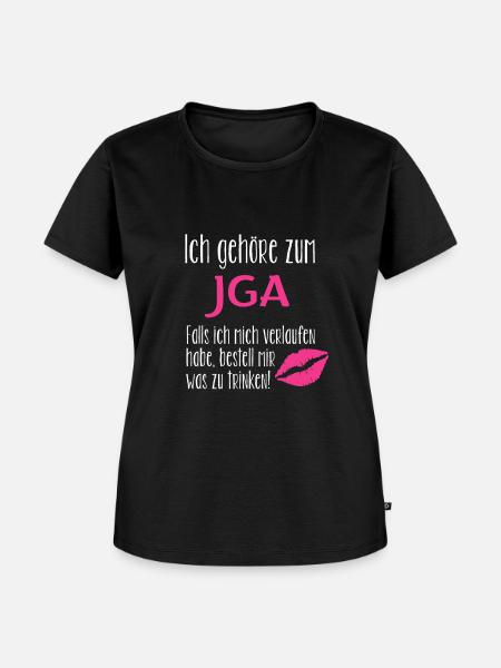 JGA Braut Brautjungfer - Frauen Premium Bio T-Shirt - Schwarz