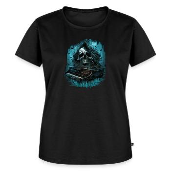 Piano d’horreur - T-shirt Premium bio Femme - noir - Devant - Selfina (174cm)