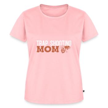 Clay pigeon shooting - Women's Premium Organic T-shirt - rose - Front - AI Model Female 172 dark (172cm)