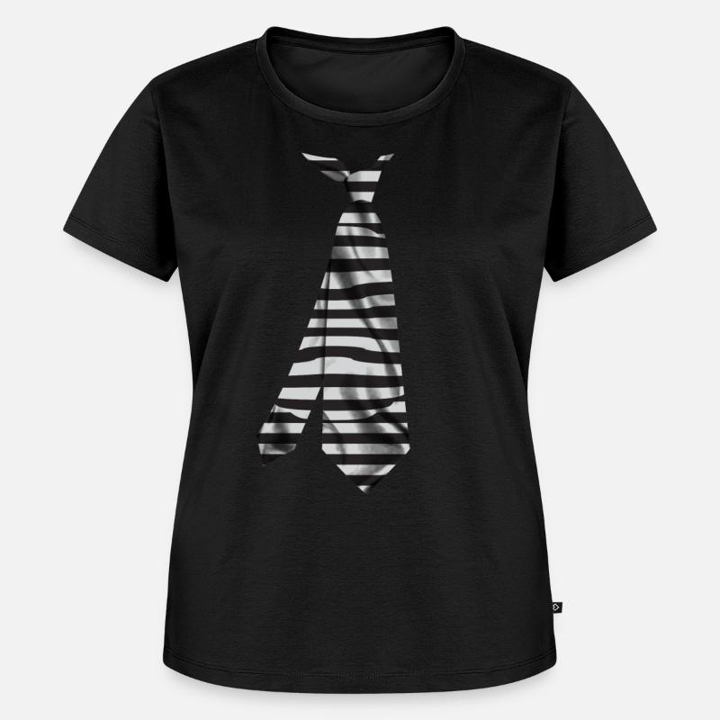 cravate Krawatte corbata stropdas solmio - T-shirt Premium bio Femme - noir