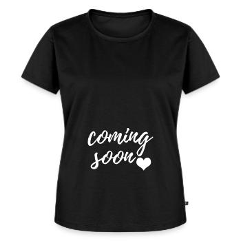 pregnancy - Women's Premium Organic T-shirt - black - Front - Selfina (174cm)