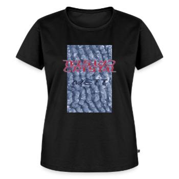 Crystal Mett - Women's Premium Organic T-shirt - black - Front - Selfina (174cm)