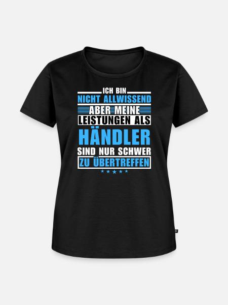 Unübertroffene Leistung als Händler - Frauen Premium Bio T-Shirt - Schwarz