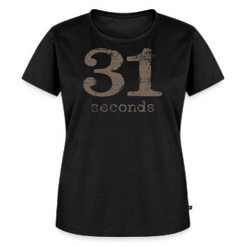 DNB | 31 secondes | Andy C Oldskool Junglist - T-shirt Premium bio Femme - noir - Devant - Selfina (174cm)