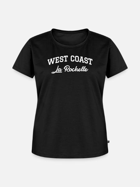 WESTKÜSTE La Rochelle - Frauen Premium Bio T-Shirt - Schwarz
